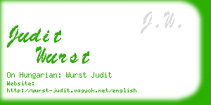 judit wurst business card